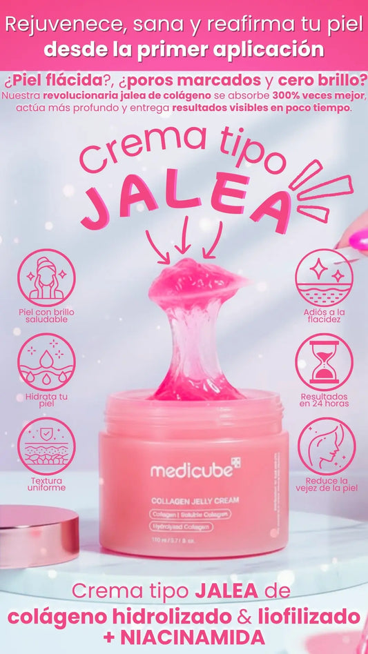 🌸REDUCE LA FLACIDEZ FACIAL EN 24 HORAS🌸JALEA DE COLAGENO HIDROLIZADO